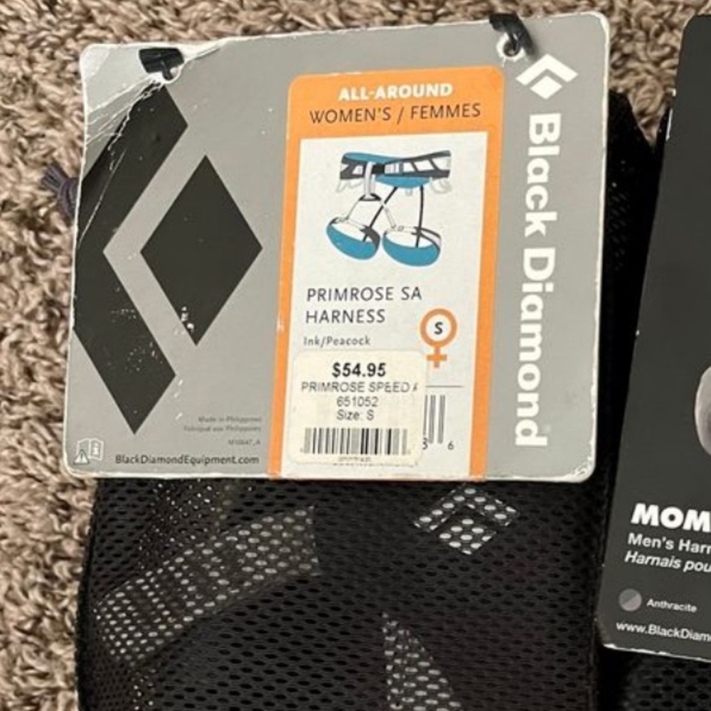 Black Diamond rock climbing harness